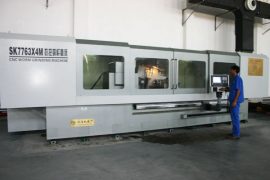 SK7763x4M CNC Worm Grinding Machine